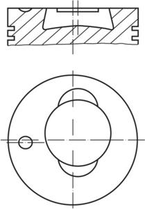 Mahle Original Zuiger 003 83 00