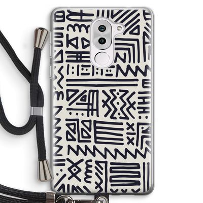 Marrakech print: Honor 6X Transparant Hoesje met koord