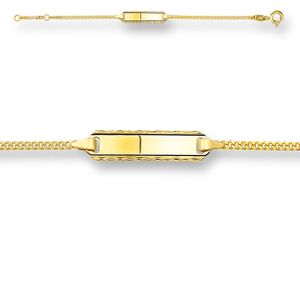 Huiscollectie 4005292 Gouden kindergraveerarmband
