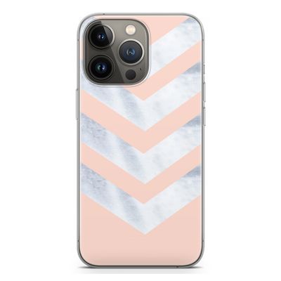 Marmeren pijlen: iPhone 13 Pro Transparant Hoesje