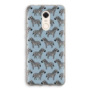 Zebra: Xiaomi Redmi 5 Transparant Hoesje