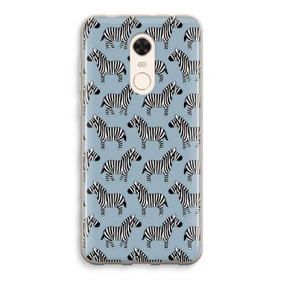 Zebra: Xiaomi Redmi 5 Transparant Hoesje