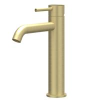 IVY Concord Wastafelkraan - Model M - Geborsteld RVS 316 Mat Goud PVD