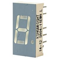 Kingbright 7-segments-display Rood 2 V SA04-11EWA