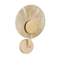 Mica Decorations Wandlamp Helge - 26x12x39 cm - Ijzer - Beige - thumbnail