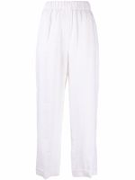 Peserico pantalon court à taille haute - Blanc