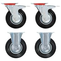 VidaXL Wielen 4 st 125 mm VidaXL Wielen 4 st 125 mm