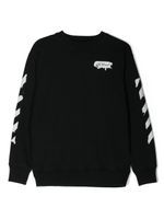 Off-White Kids sweat à logo imprimé - Noir