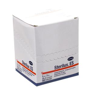Sterilux Es 5x5cm 8l.st. 25x2 P/s