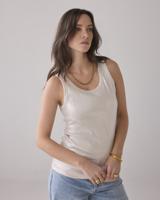 Summum Rib Tanktop Cotton Rib (3s4873) 122 Ivory
