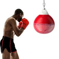 Ø45 cm Waterbokszak 50 kg Bokszak met Verstelbare Metalen Ketting Rood