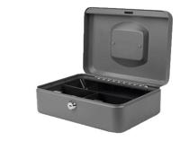 Geldkist pavo 250x180x90mm grijs