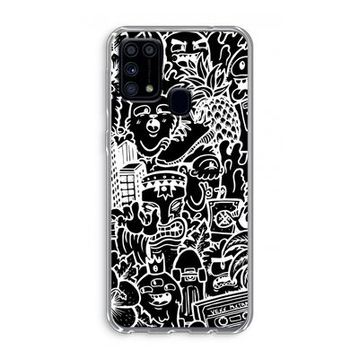Vexx Black Mixtape: Samsung Galaxy M31 Transparant Hoesje