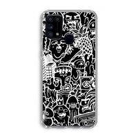 Vexx Black Mixtape: Samsung Galaxy M31 Transparant Hoesje