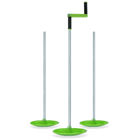 Twist butler 125 cm 3 stuks met 1 Zwengel