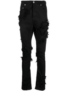 Rick Owens DRKSHDW jean skinny à effet usé - Noir