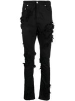 Rick Owens DRKSHDW jean skinny à effet usé - Noir