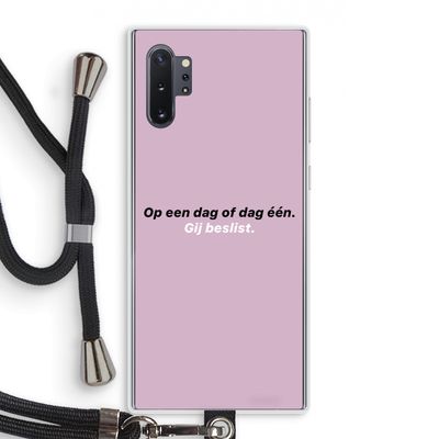 gij beslist: Samsung Galaxy Note 10 Plus Transparant Hoesje met koord