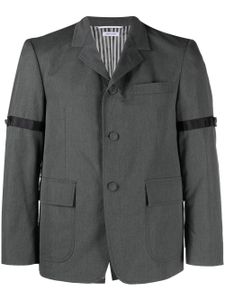 Thom Browne blazer à simple boutonnage - Gris