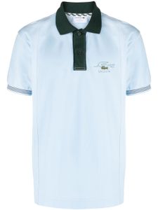 Lacoste polo en coton à logo brodé - Bleu