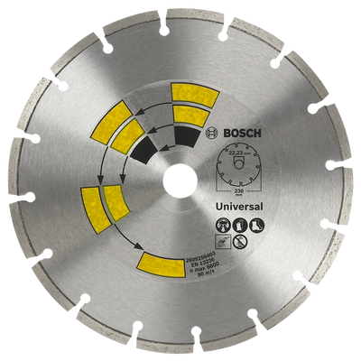 Bosch Accessoires Diamantdoorslijpschijf Universal | 125mm - 2609256401