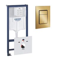 GROHE Rapid SL inbouwreservoir inclusief GROHE Skate cosmopolitan bedieningsplaat Geborsteld Cool Sunrise 0729205/sw107647/sw242307/