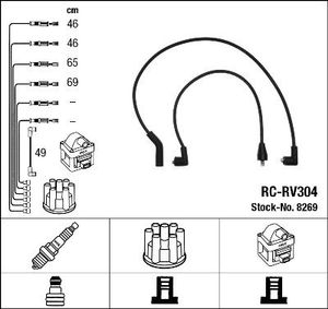 Bougiekabelset RCRV304