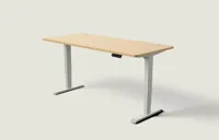 Desktronic HomePro bureau Grijs / Eiken / 180x80 cm