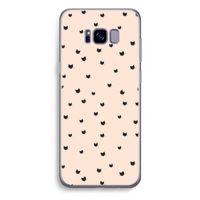 Kleine kattenkopjes: Samsung Galaxy S8 Plus Transparant Hoesje