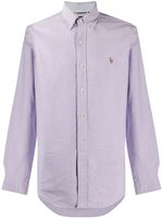 Polo Ralph Lauren chemise boutonnée à broderies - Violet - thumbnail