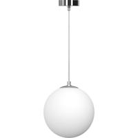 Stijlvolle LED Hanglamp met E27 Fitting - Rond. Mat Wit Glas