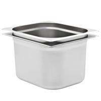 VidaXL Gastronormbakken 2 st gn 1/2 200 mm roestvrij staal