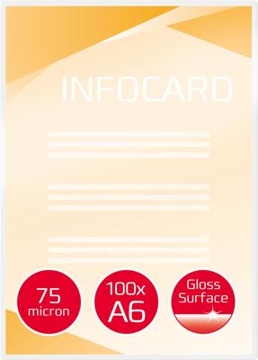 GBC Document lamineerhoes ft A6, 150 micron (2 x 75 micron), pak van 100 stuks
