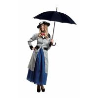 Kostuums voor Volwassenen My Other Me Mary Poppins 4 Onderdelen Grijs - Maat: M/L - Maat: M/L