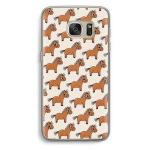 Pony: Samsung Galaxy S7 Transparant Hoesje