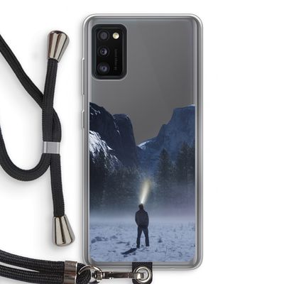 Wanderlust: Samsung Galaxy A41 Transparant Hoesje met koord