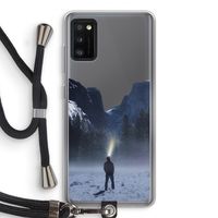 Wanderlust: Samsung Galaxy A41 Transparant Hoesje met koord