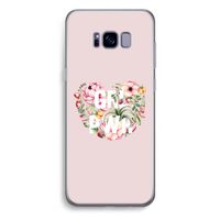 GRL PWR Flower: Samsung Galaxy S8 Plus Transparant Hoesje