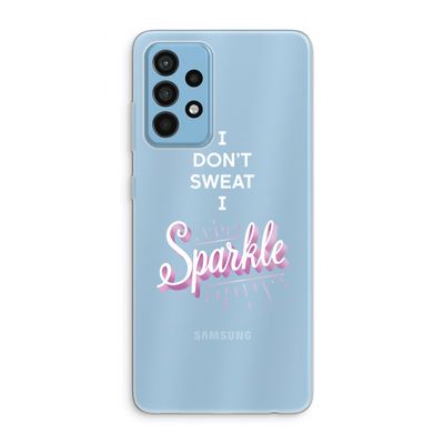 Sparkle quote: Samsung Galaxy A52 Transparant Hoesje