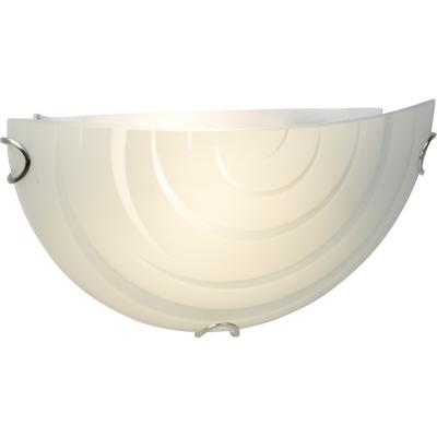 Brilliant Vlakke wandlampMelania Stripe 30cm matglas - G98840/71