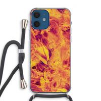 Eternal Fire: iPhone 12 Transparant Hoesje met koord