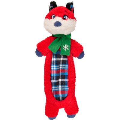 Hondenspeelgoed Kerst Vos Crincle Lijf - 36 cm 15 x 6 x 36 cm Flamingo Multicolor