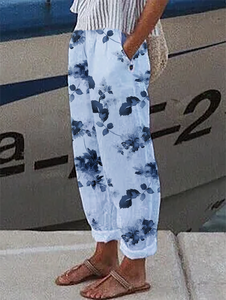 Floral Casual Pants