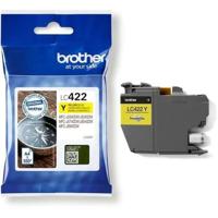 Cartridge LC422Y - BROTHER - Geel - 550 p - Voor Business Smart MFC-J5340DW, MFC-J5345DW, MFC-J5740DW, MFC-J6540DW en MFC-J6940DW