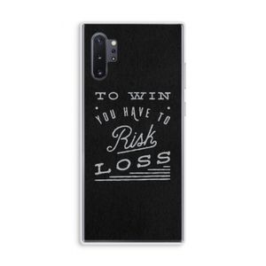 Risk loss: Samsung Galaxy Note 10 Plus Transparant Hoesje