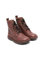 Pèpè bottines en cuir à lacets - Marron - thumbnail