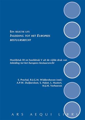 Een selectie uit: Inleiding tot het Europees bestuursrecht (Paperback)