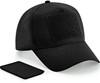 Beechfield CB638 Removable Patch 5 Panel Cap - Black - One Size