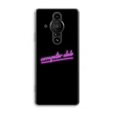 Vice Black: Sony Xperia Pro-I Transparant Hoesje