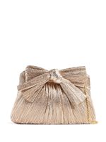 Loeffler Randall pochette Rayne à effet plissé - Or